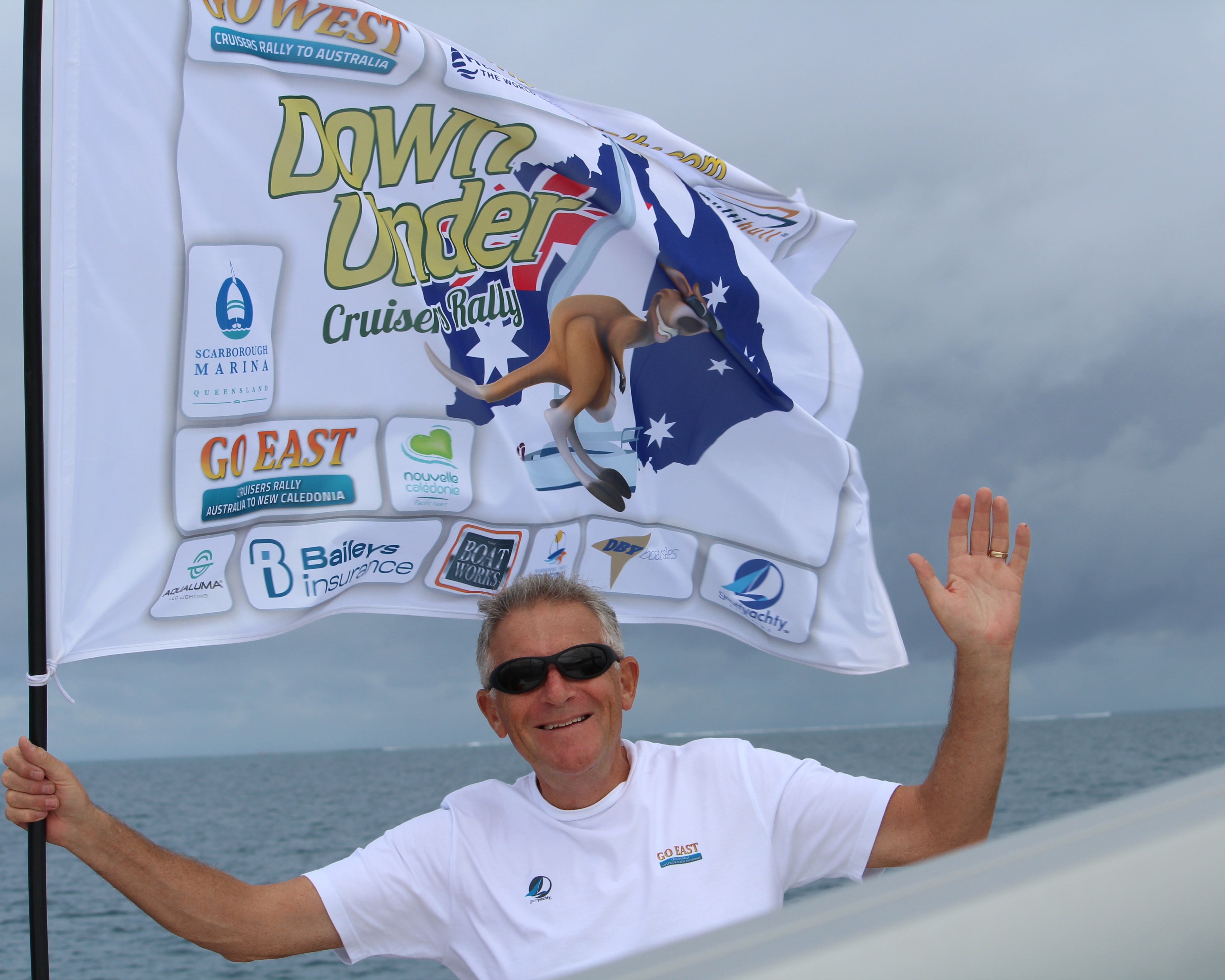 Skipper after a successful passage